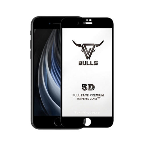 Premium 5D Skärmskydd iPhone SE 2020 - Svart