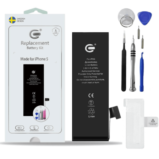 Komplett Kit för iPhone 5 Batteribyte