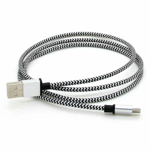 USB Type-C Kabel i Nylonfiber - 2M