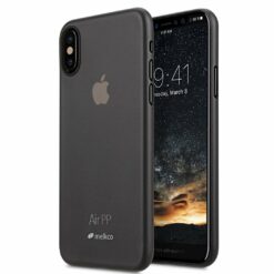 Melkco Air Skal iPhone X/XS Transparent (Svart)