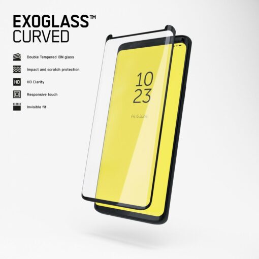 Copter Samsung Galaxy S10 Skärmskydd - Exoglass Curved Svart
