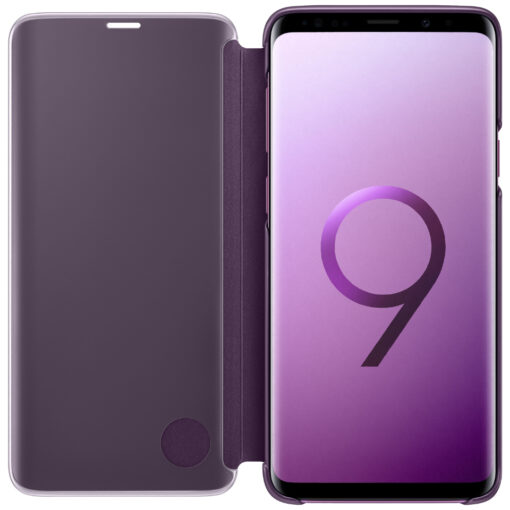 Samsung Galaxy S9 Plus Clear View fodral Original - Lila