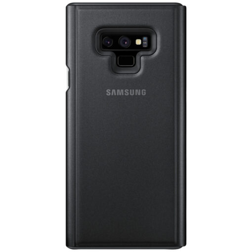Samsung Galaxy Note 9 Clear View Standing Cover - Svart