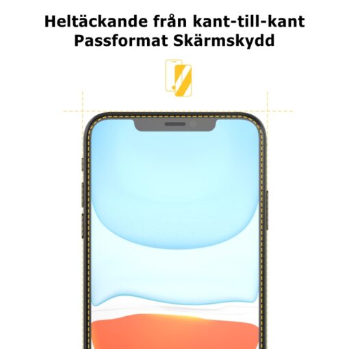 Easy App Skärmskydd iPhone SE 2020 - Svart