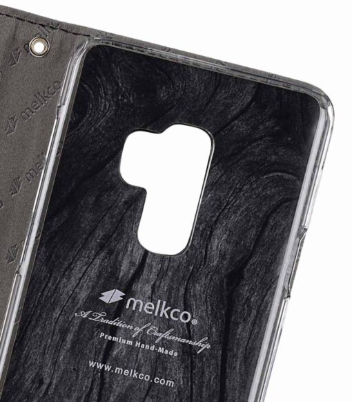 Melkco Plånboksfodral för Samsung Galaxy S9 - Svart
