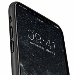 Melkco Air PP Skal iPhone X/XS Transparent - Svart