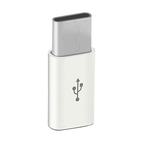 Micro-USB till USB-C adapter, Vit