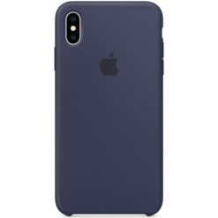 Apple iPhone XS Max Silikonskal Original, Midnattsblå