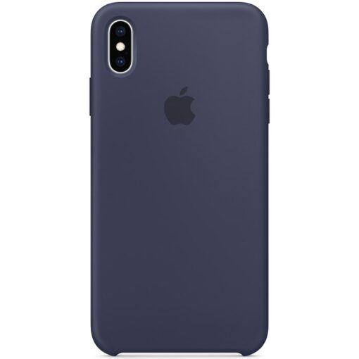 Apple iPhone XS Max Silikonskal Original, Midnattsblå