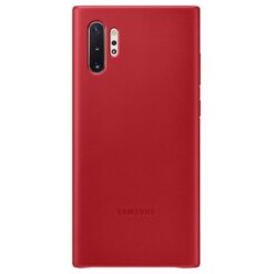 Samsung Galaxy Note 10 Plus Läderskal Original, Röd