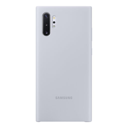 Samsung Galaxy Note 10 Plus Silikonskal Original, Silver