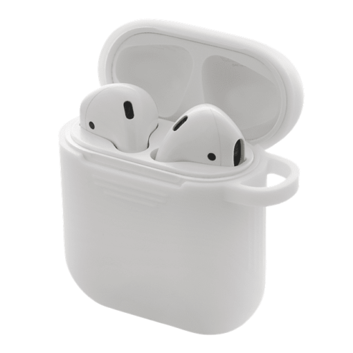 DELTACO Silikonskal för AirPods - Vit