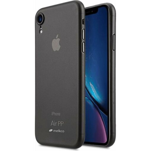 Melkco Air PP Skal iPhone XR Transparent - Svart