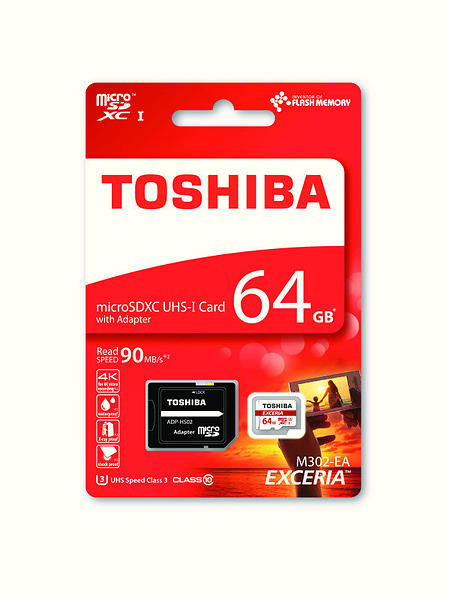 Toshiba microSDXC Class 10 UHS-3 90MB/s 64GB