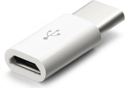 Micro-USB till USB-C adapter (Vit)