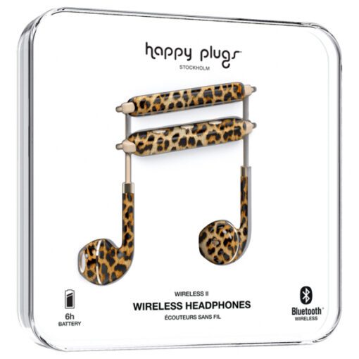Happy Plugs Earbud Plus Wireless II In-ear - Leopard