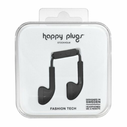 Happy Plugs Earbuds Hörlurar - Svart