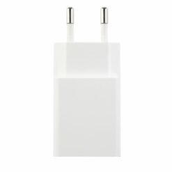Köp en smal USB-A väggladdare i vit färg.