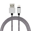 usb lightning kabel 2m nylonfiber