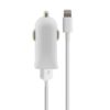 iPhone billaddare på 5V / 1A, den kommer med inkluderad lightning kabel.