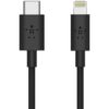 Belkin Boost Charge USB-C kabel i svart färg på 90cm.