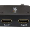 StarTech 4K HDMI Splitter 1 In 2 Out - 4K 30Hz HDMI 1.4 2 Port Video Splitter Box