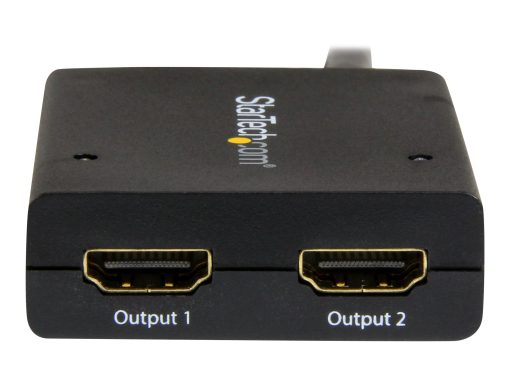 StarTech 4K HDMI Splitter 1 In 2 Out - 4K 30Hz HDMI 1.4 2 Port Video Splitter Box