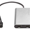 StarTech Videoadapterkabel HDMI / USB 28.4m Svart silver
