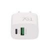 Snabbladdare USB A & USB C 20W3