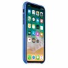 Apple iPhone X Läderskal Original - Electric Blue