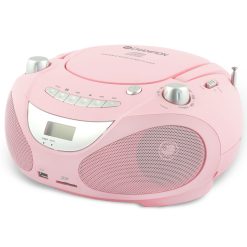 Champion Boombox CD/Radio/MP3/USB - Pink