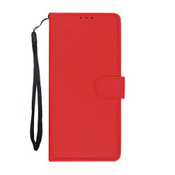 Samsung Galaxy S20 Ultra 5G Plånboksfodral Flip Stand Läder - Röd
