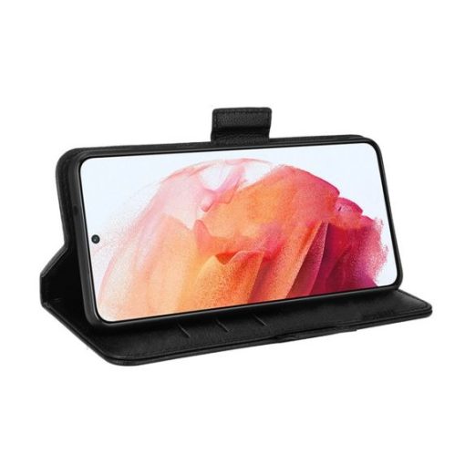 Samsung Galaxy S22 Plus 5G Flip Stand Läder Plånboksfodral - Svart - Bild 2