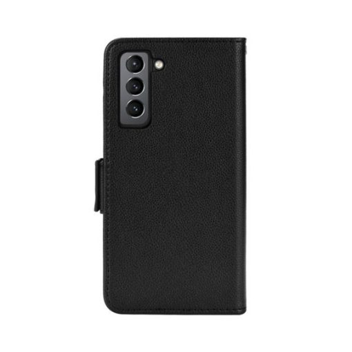 Samsung Galaxy S22 Plus 5G Flip Stand Läder Plånboksfodral - Svart - Bild 5