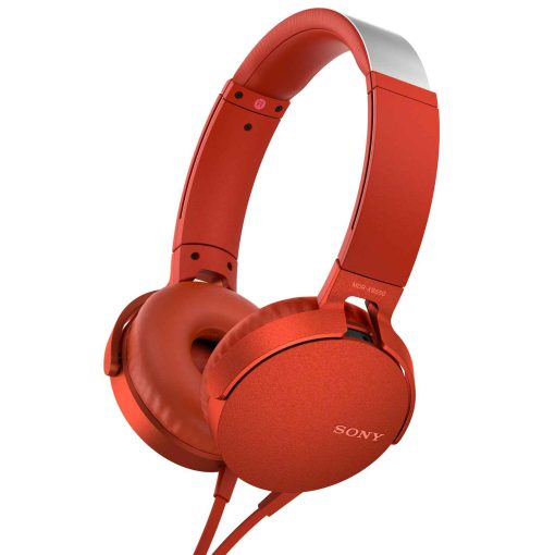 Sony Headset MDR-XB550AP - Röd