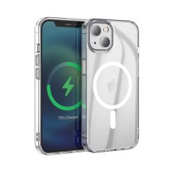 iPhone 13 Magnetic Wireless Charging Case Clear PC Skal - Transparent
