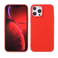 iPhone 13 Pro Max Liquid Silicone Case - Chinese Red