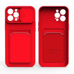 iPhone 13 Pro Max Skal med Linsskydd - Röd