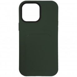 iPhone 13 Pro Skal med Kortficka - Grön / Svart