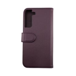 Samsung S22 Magnetiskt Plånboksfodral - Mörklila