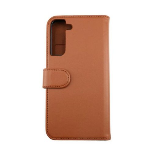 Samsung S22 Plus Magnetiskt Plånboksfodral - Guldbrun