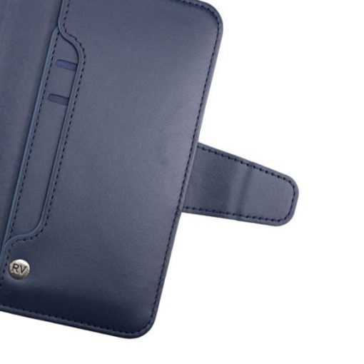 iPhone 13 Pro Plånboksfodral med Extra Kortfack och Stativ - Blå - Bild 2