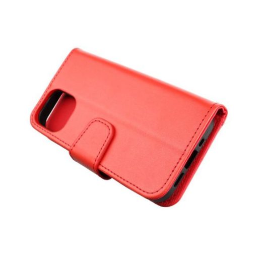 Plånboksfodral iPhone 13 Pro - Extra Kortfack och Stativ - Röd