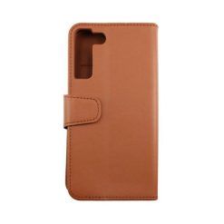 Samsung S22 Plånboksfodral - Extra Kortfack och Stativ - Guldbrun