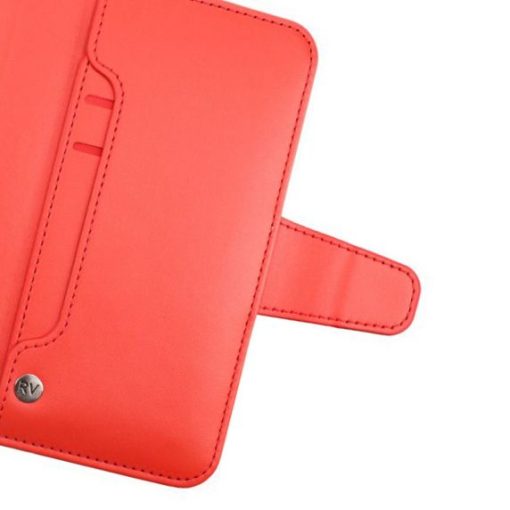 Samsung S22 Plus Plånboksfodral - Extra Kortfack och Stativ - Röd