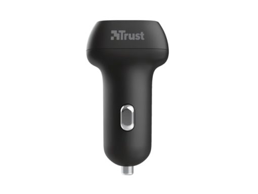 Trust 30W Snabb Billaddare 2 x USB-A