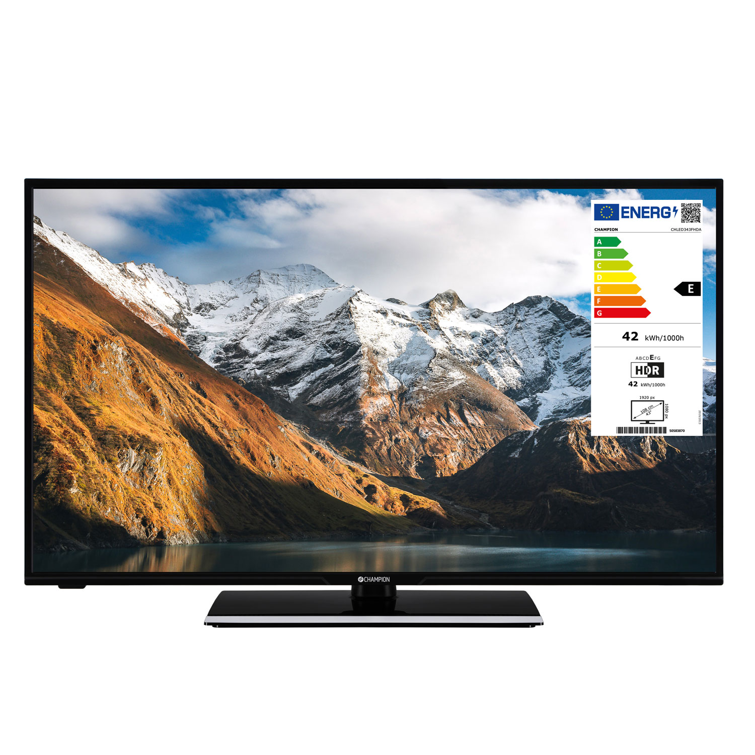 Champion TV LED 43" Full HD Android TV - CHLED343FHDA