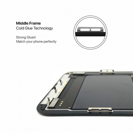 iPhone 11 Pro LCD-skärm Display Glas In-Cell - Svart - hög kvalitet - Bild 3