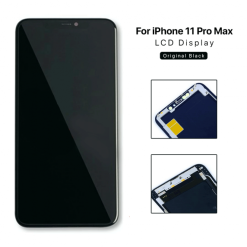 iPhone 11 Pro Max Skärm OLED Original Display Fog Svart