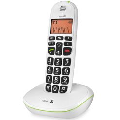 Doro PhoneEasy 100w trådlös telefon med lättläst display - Vit
